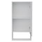 Tuhome Mariana Medicine Cabinet, One External Shelf, Single Door Mirror Two Internal Shelves, White GLB5553 - alternate 4